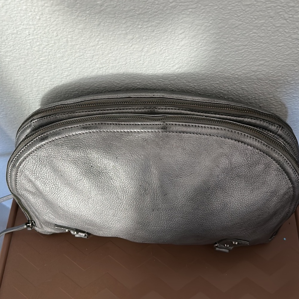 Botkier 'Sophia' Large Silver Satchel Handbag - Picture 7 of 9